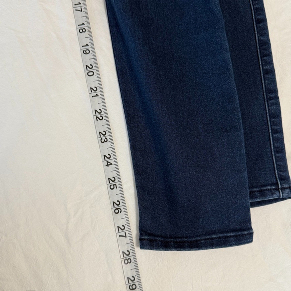 Abercrombie & Fitch Jean Legging Size 27 / 4R Dark Wash Mid-Rise Skinny Stretch - Picture 11 of 11